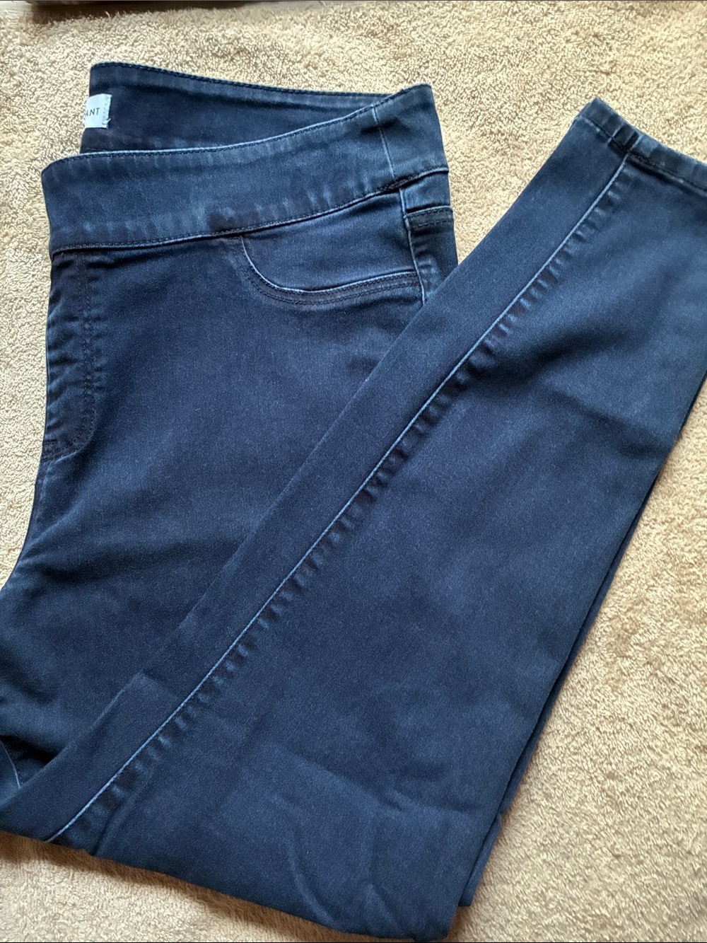 Lane Bryant 18 Navy Pull-On Skinny Jeans